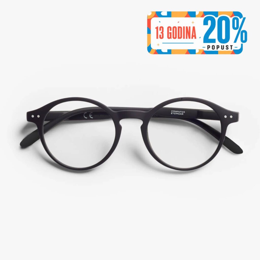 computer eyewear zastitne naocare za ekrane Clairy Crne