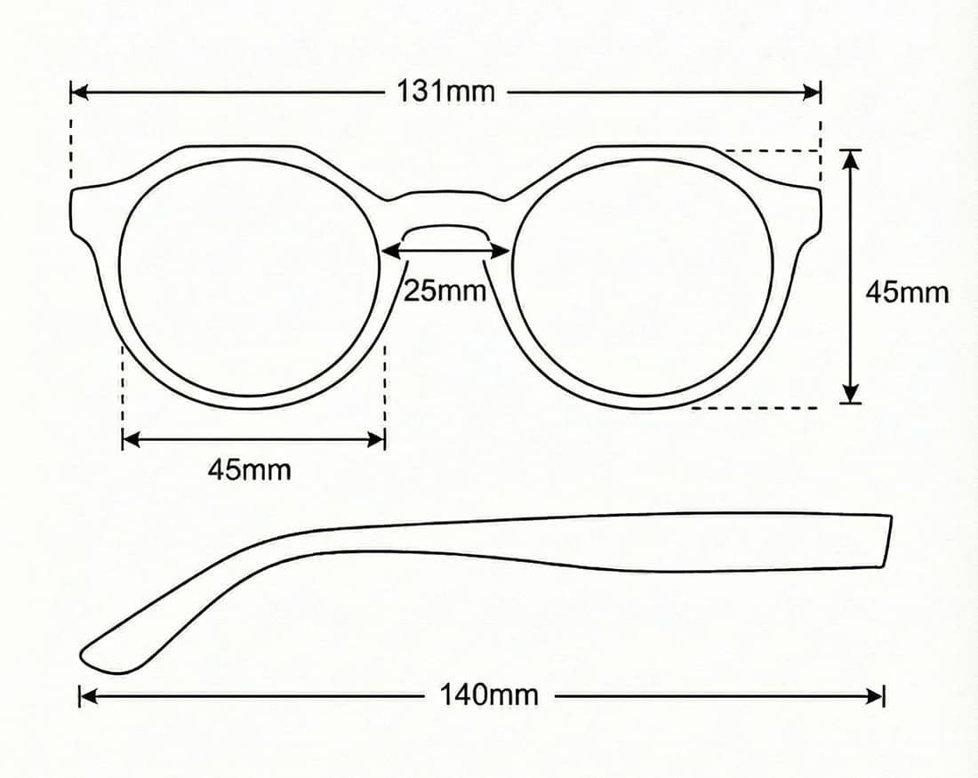computer eyewear edge dimenzije