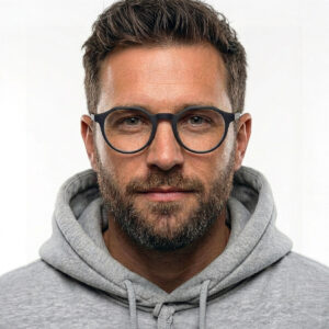 computer eyewear zastitne naocare za kompjuter Edge Crne model muskarac front