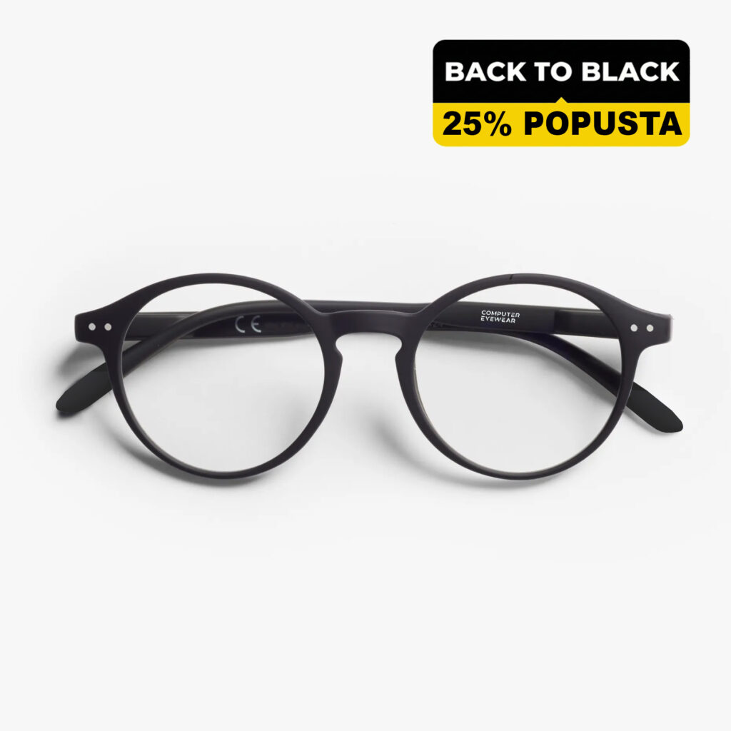 computer eyewear zastitne naocare za ekrane Clairy Crne