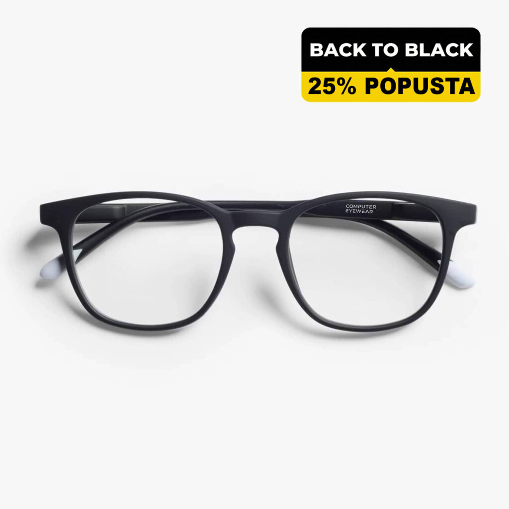 naocare za kompjuter computer eyewear lumiere black crni 25% popust